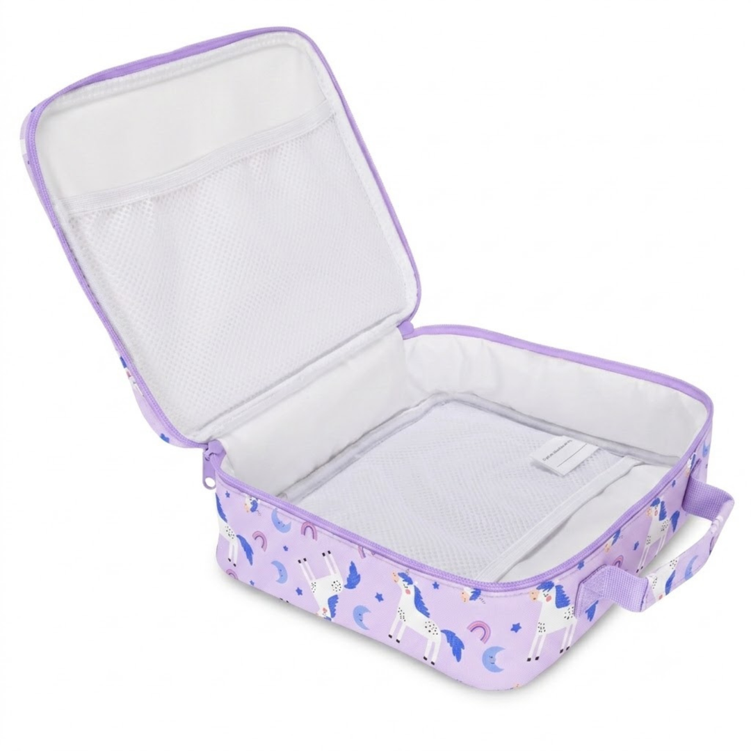 Kinnder JUNIOR Insulated Lunch Bag + Ice Pack - Unicorn Dreams