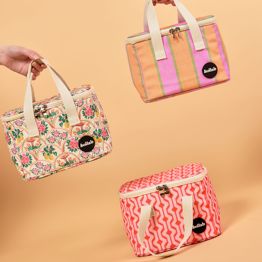 PRE-ORDER Kollab Insulated Lunch Bag - Needlepoint Garden