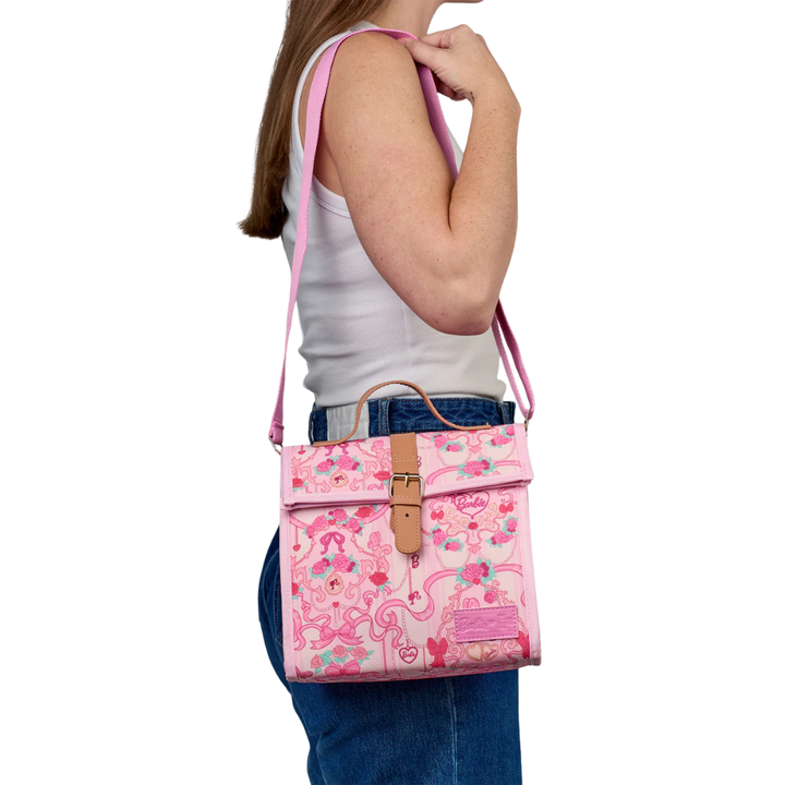 The Somewhere Co. Insulated Lunch Satchel - Barbie Rococo