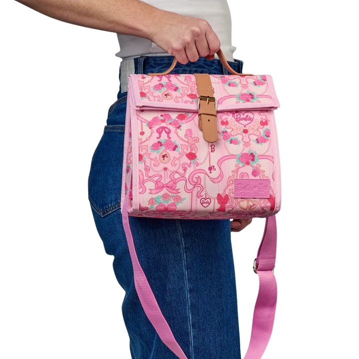 The Somewhere Co. Insulated Lunch Satchel - Barbie Rococo