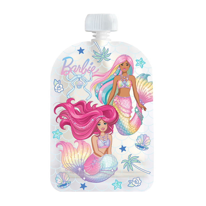 Sinchies 150ml Reusable Food Pouch - 10 Pack - Barbie Mermaid Magic