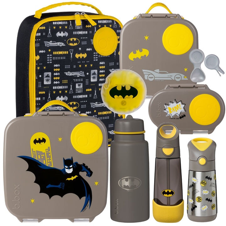 PRE-ORDER - b.box Ultimate Bento Lunch Box Bundle - Batman - FREE SHIPPING
