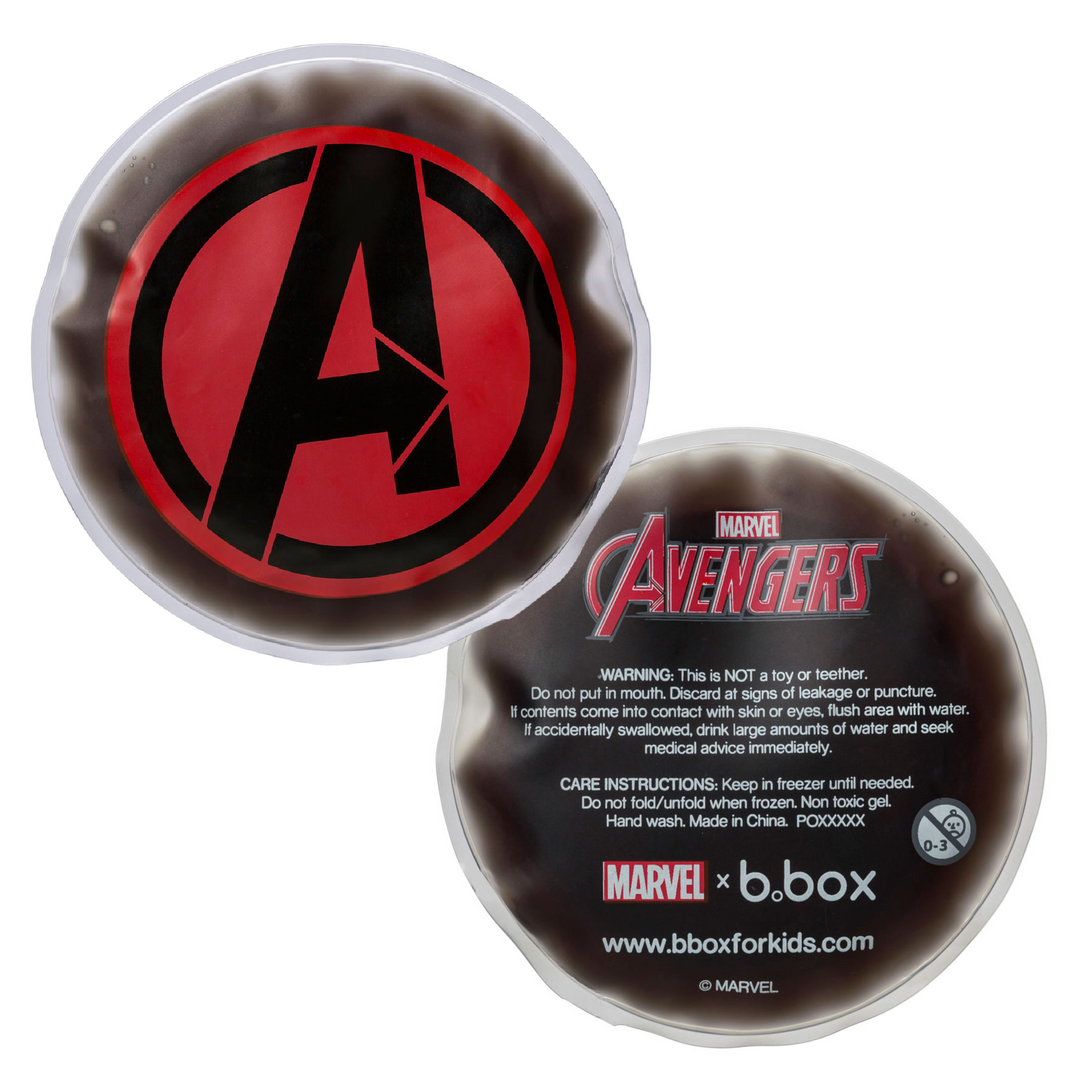 b.box Bento Large & Mini Lunch Box & Snack Box Bundle - Avengers