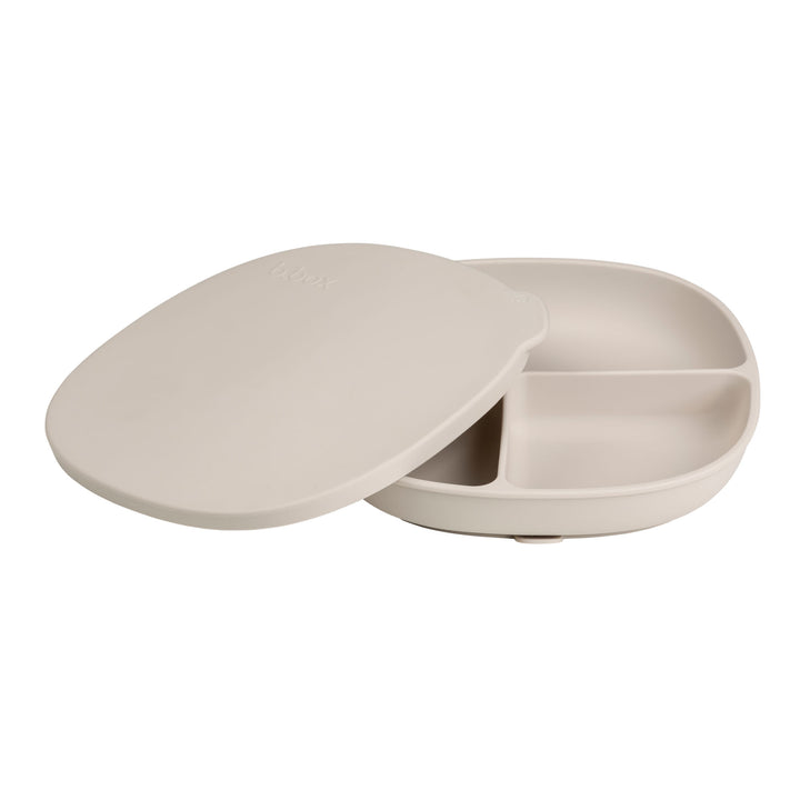 b.box Silicone Plate & Lid - Latte