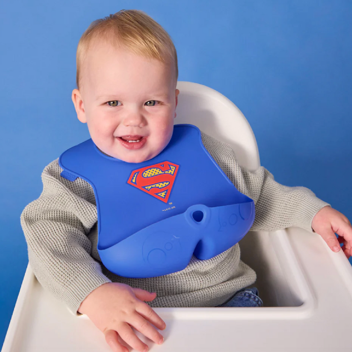 b.box Silicone Bib - Superman