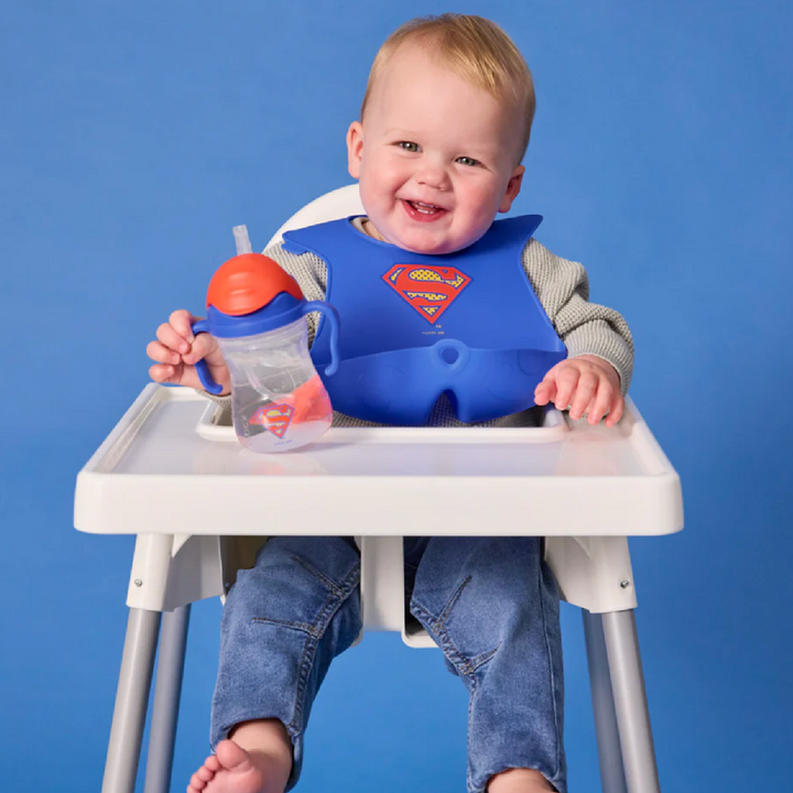b.box Silicone Bib - Superman