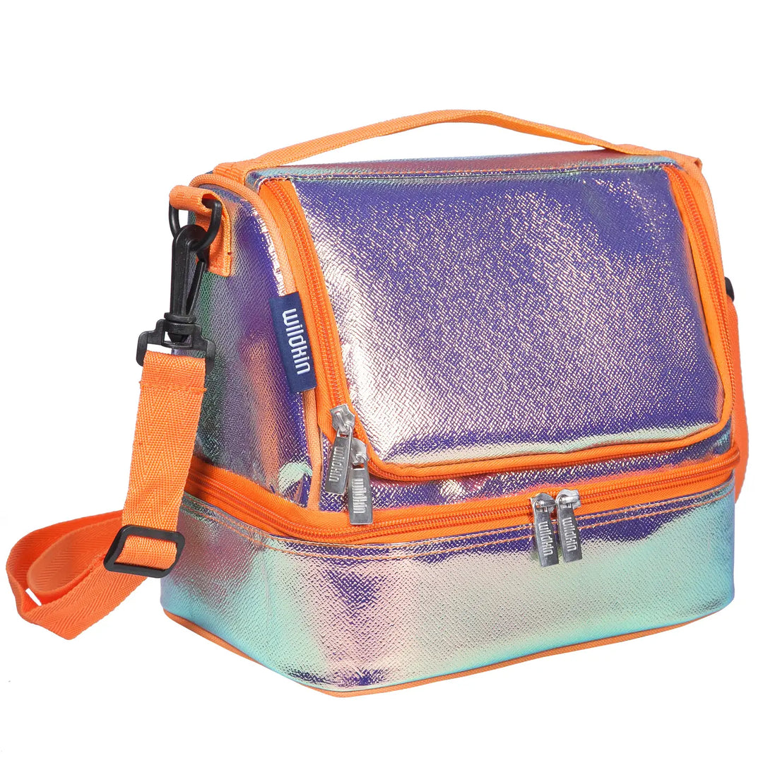 WIldkin Double Decker Lunch Bag - Orange Shimmer