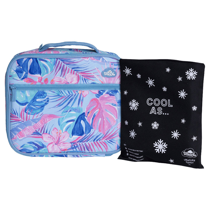 Spencil BIG Cooler Lunch Bag + Chill Pack - Tropicana