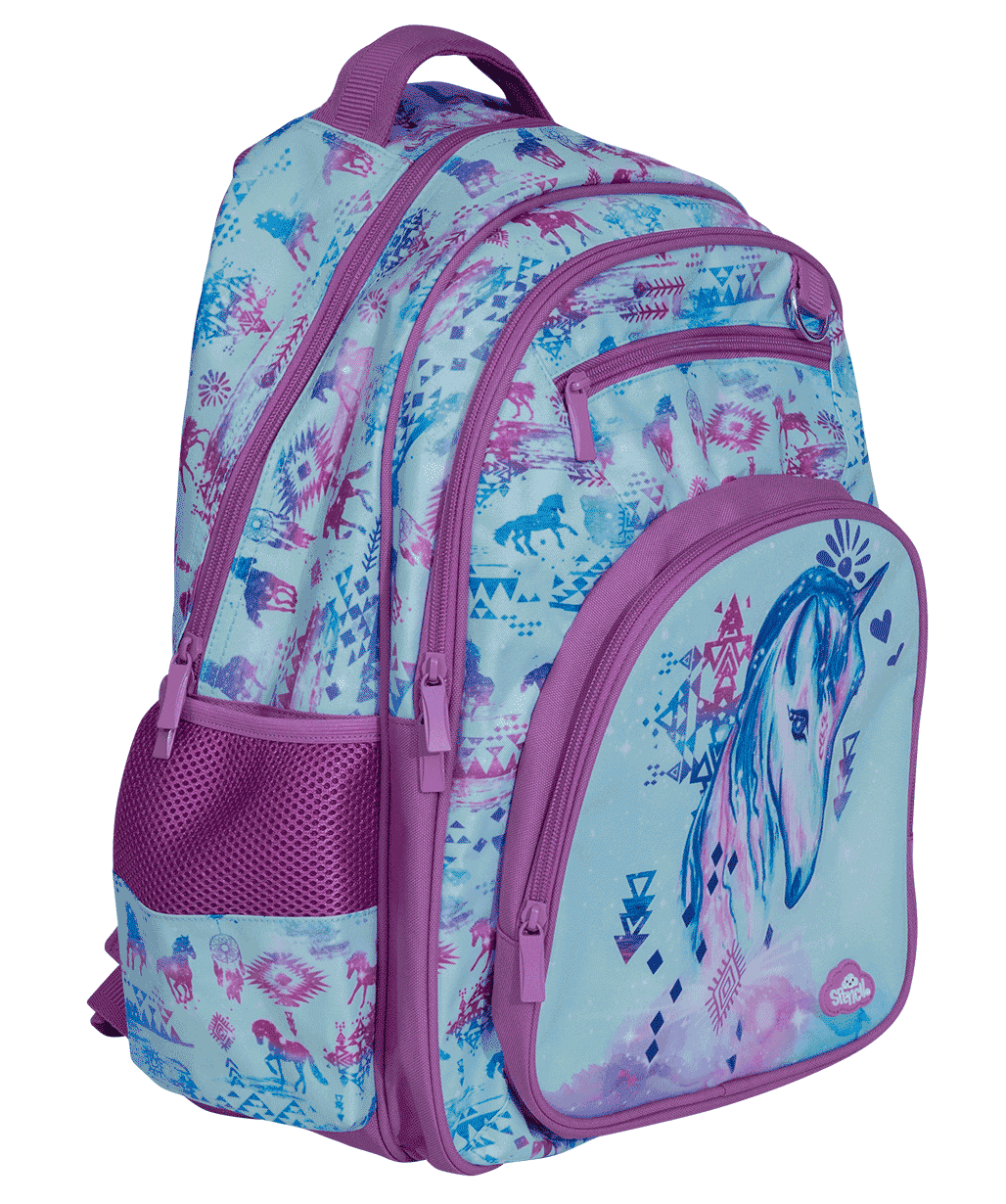 Spencil Big Kids Backpack - Aztec Horse