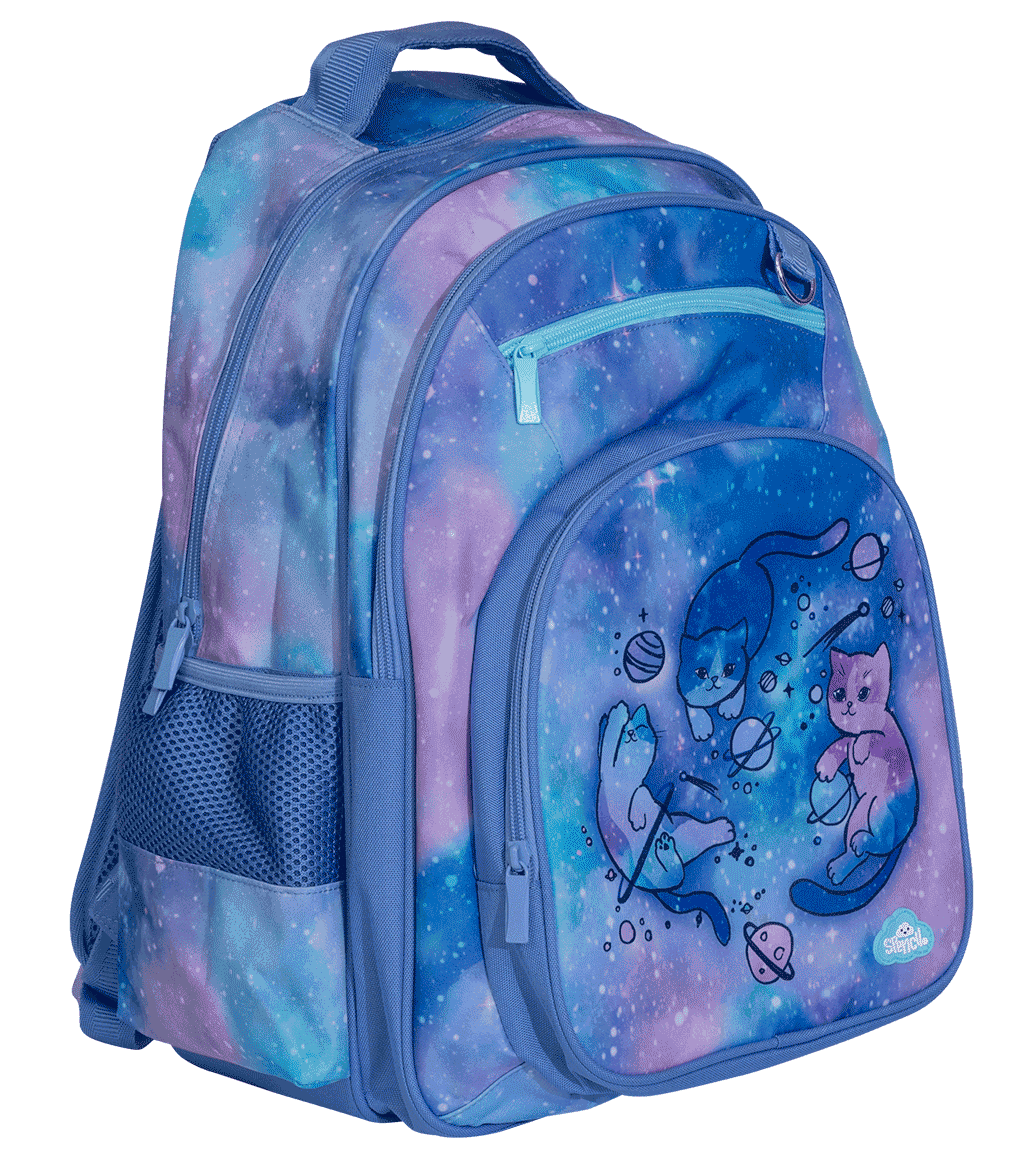 Spencil Big Kids Backpack - Cat-A-Cosmic