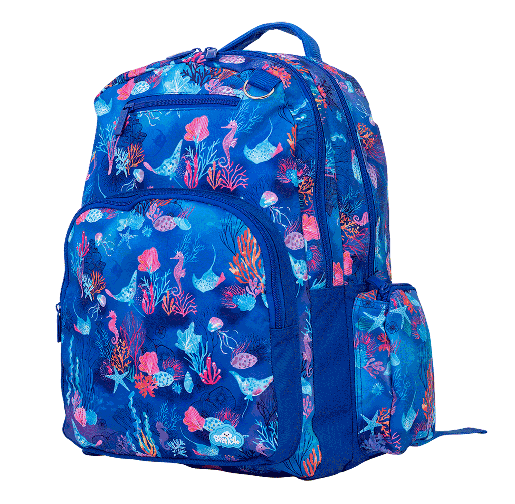 Spencil Big Kids Backpack - Coral Garden