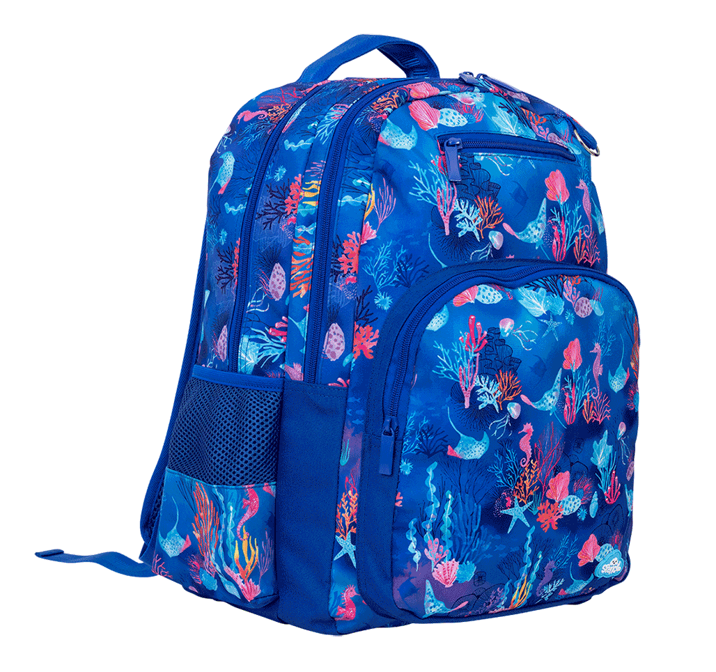 Spencil Big Kids Backpack - Coral Garden