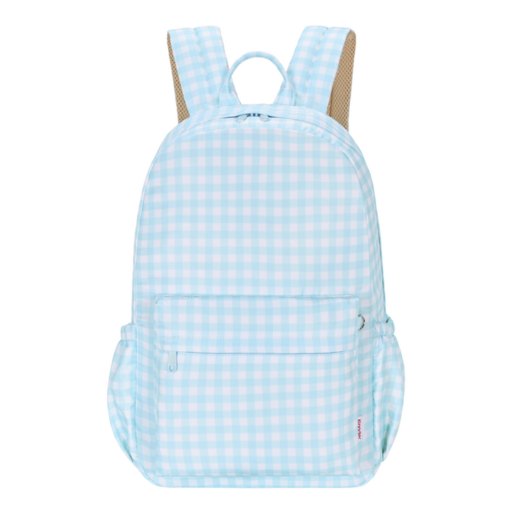 Kinnder Junior Kindy/School Backpack - Blue Gingham
