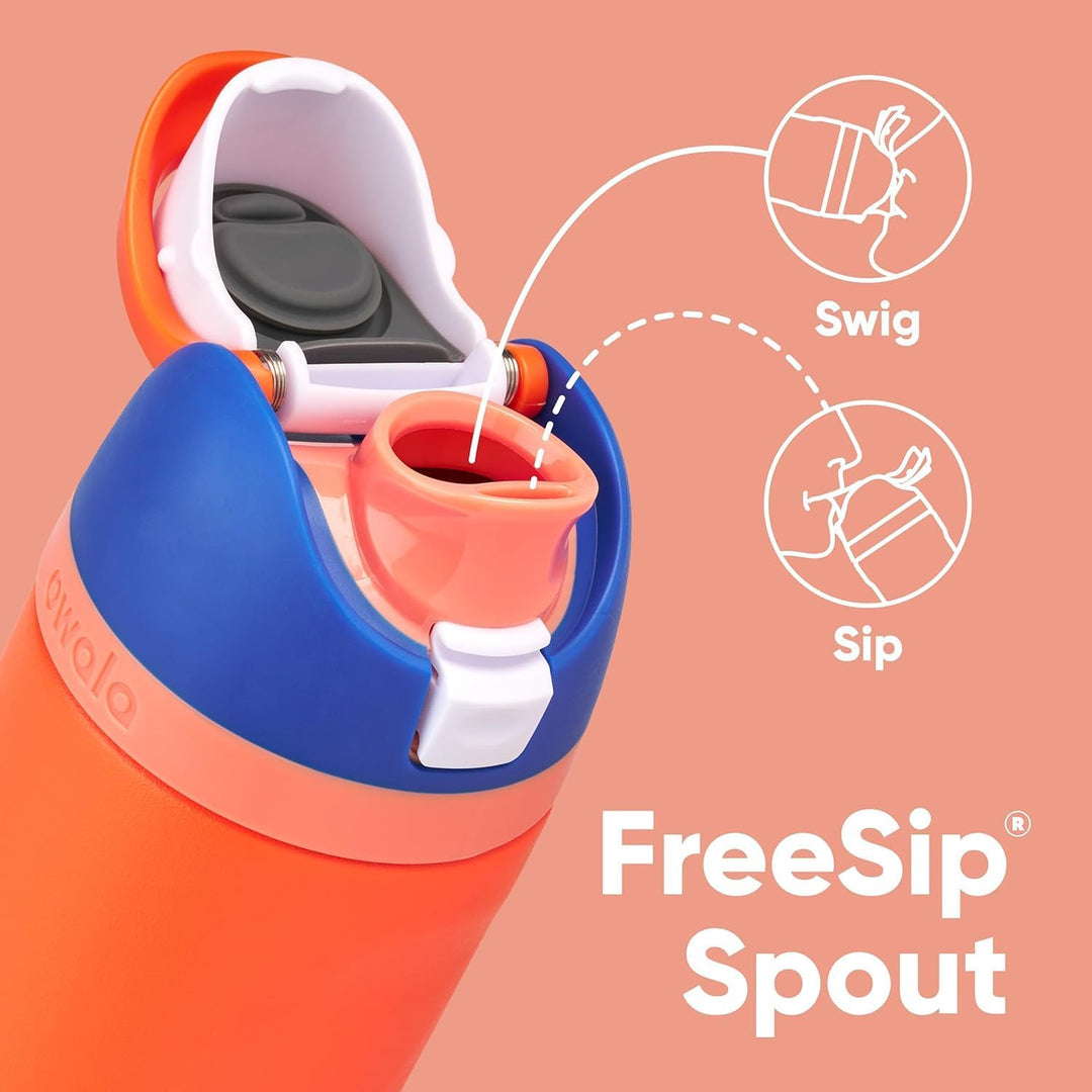 Owala Kids' Insulated FreeSip Drink Bottle - 475ml - Blue Citrus