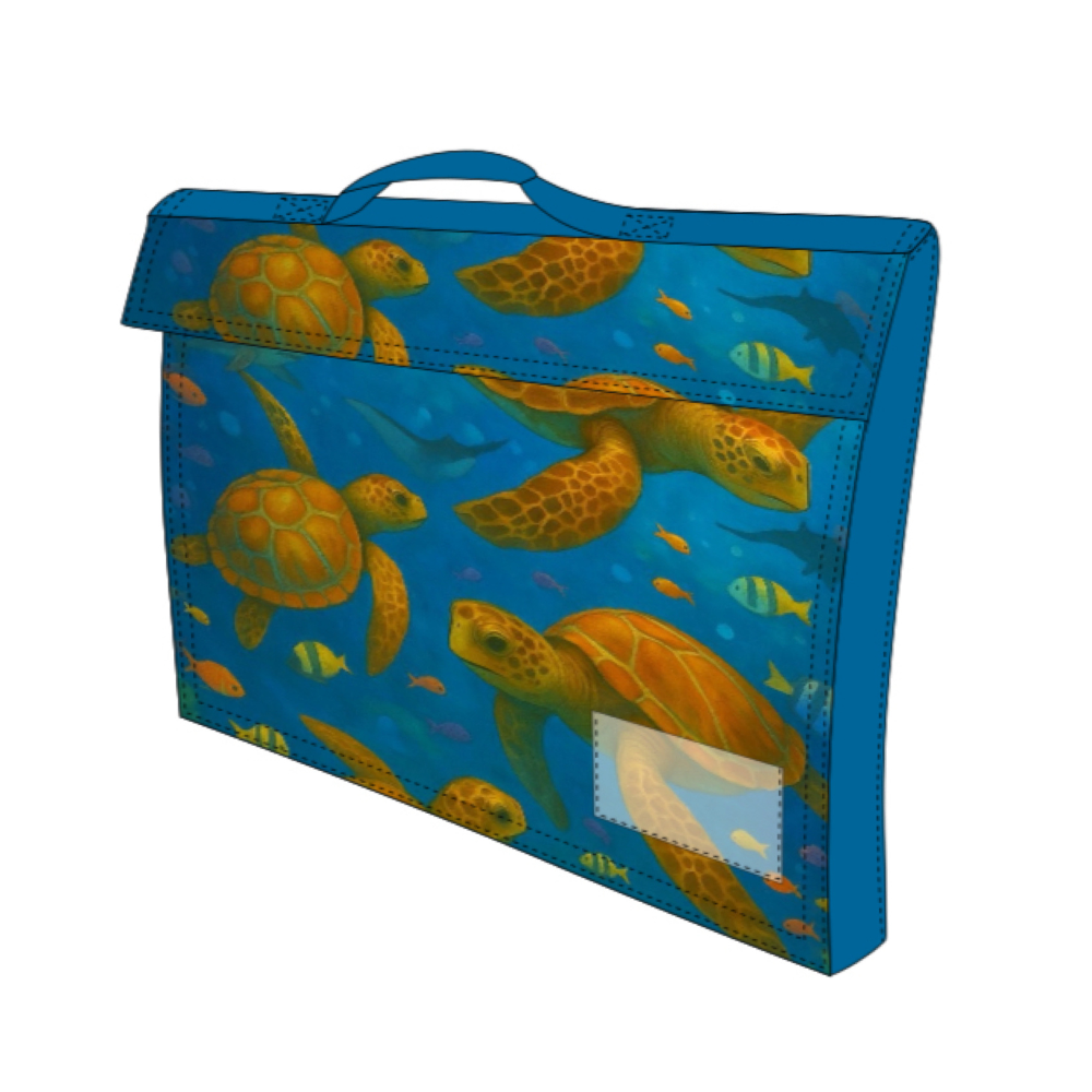 Got It Covered Book Bag - Turtles