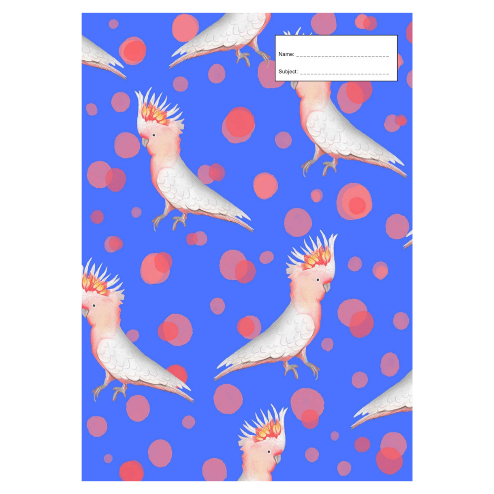 Got It Covered Book Cover A4 - Flamin Galahs
