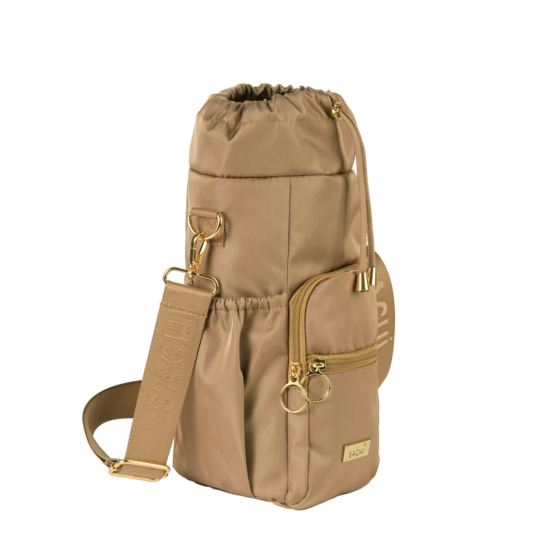 Sachi Crossbody Insulated Bottle Bag - Latte