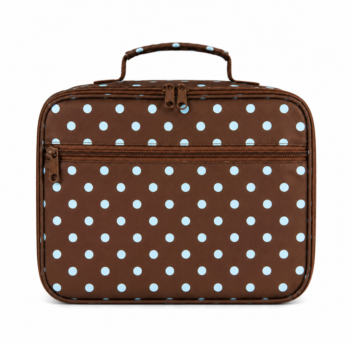 Kinnder JUNIOR Insulated Lunch Bag + Ice Pack - Polka Dots