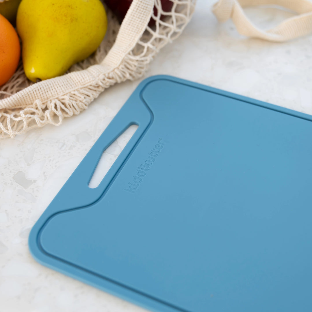 Kiddikutter Non-Slip Cutting Board - Sky Blue