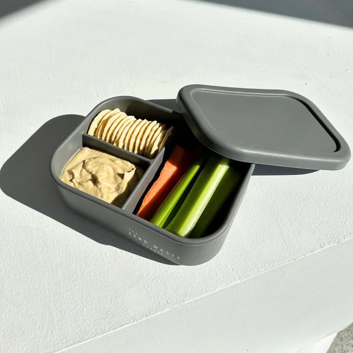 Silicone Bento Mini Box - Charcoal