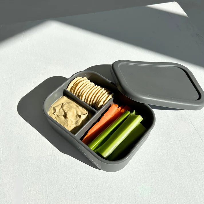 Silicone Bento Mini Box - Charcoal