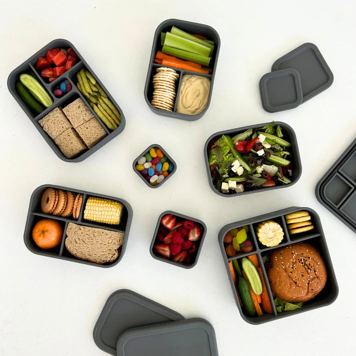 Silicone Bento Mini Box - Charcoal