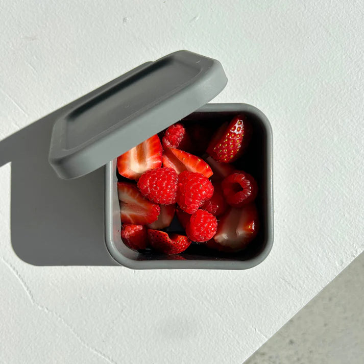 Silicone Snack Container - Charcoal