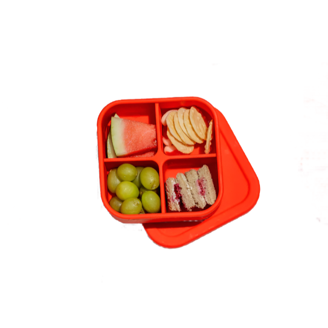 Silicone Bento Snack Box - Chilli