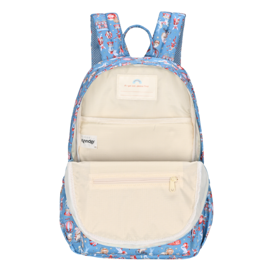 Kinnder Junior Kindy/School Backpack - Vintage Circus