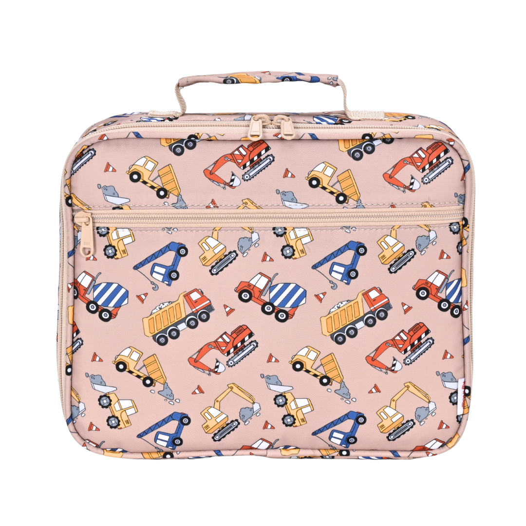 Kinnder JUNIOR Insulated Lunch Bag + Ice Pack - Construction Crew