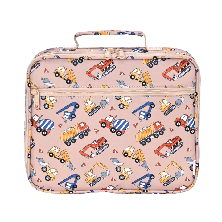 Kinnder JUNIOR Insulated Lunch Bag + Ice Pack - Construction Crew