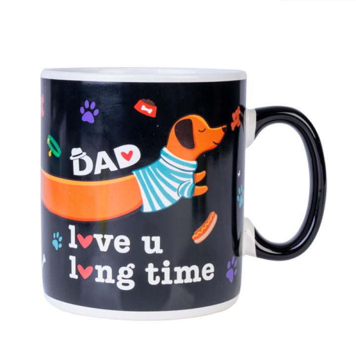 EcoGo Giant 900ml Dachshund Dad Mug