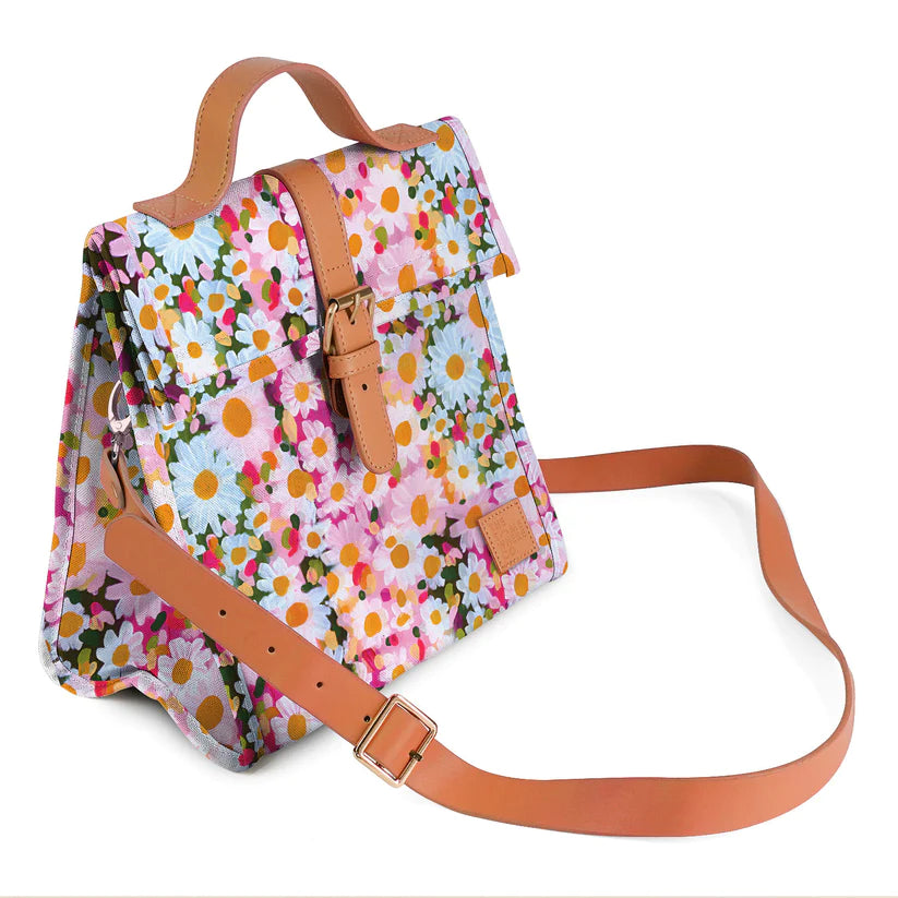 The Somewhere Co. Insulated Lunch Satchel - Daisy Days