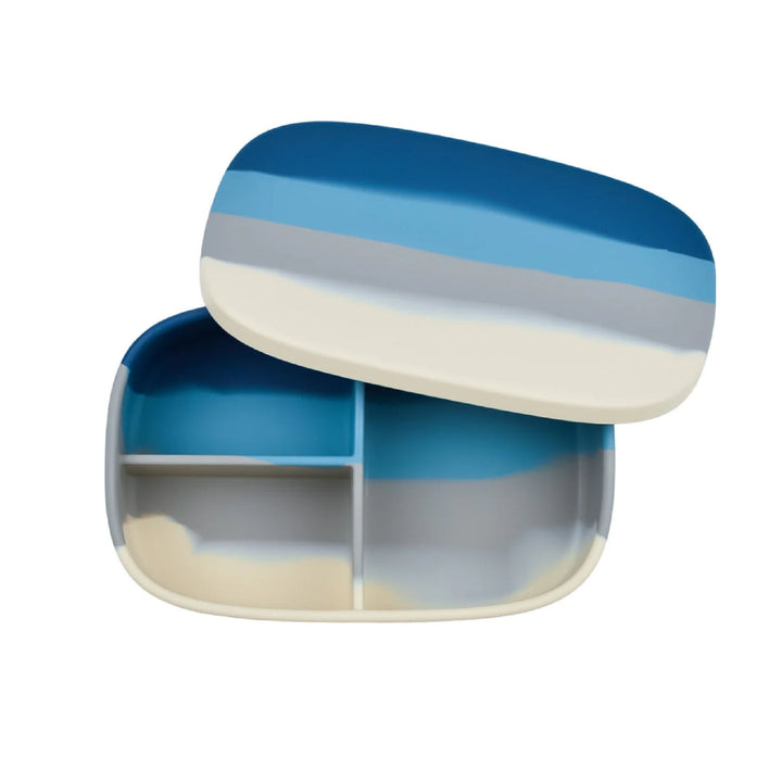 Grech & Co Grand Silicone Lunch Box - Desert Teal Ombre