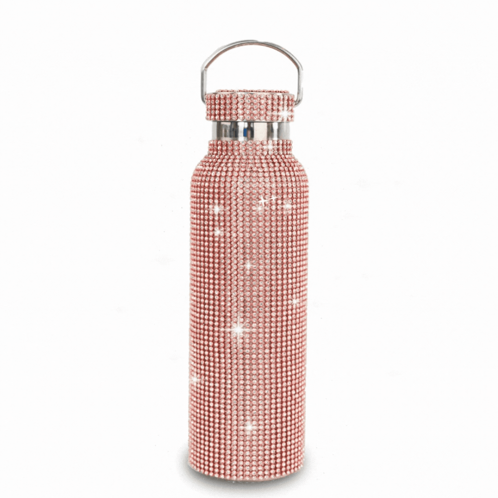 IOco Diamante Insulated Water Bottle - 600ml - Pink
