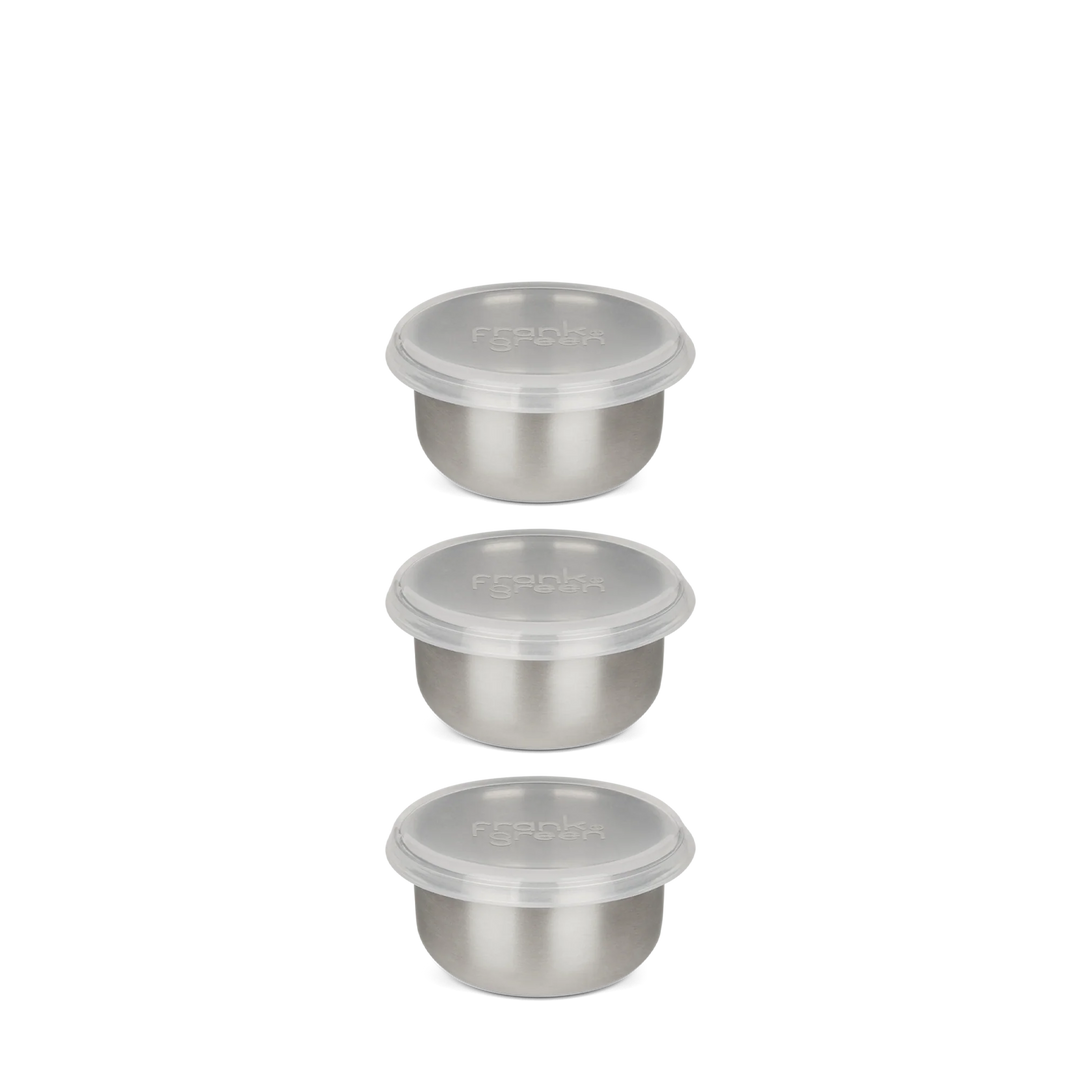 Frank Green Stainless Steel Dressing Containers - 3pk