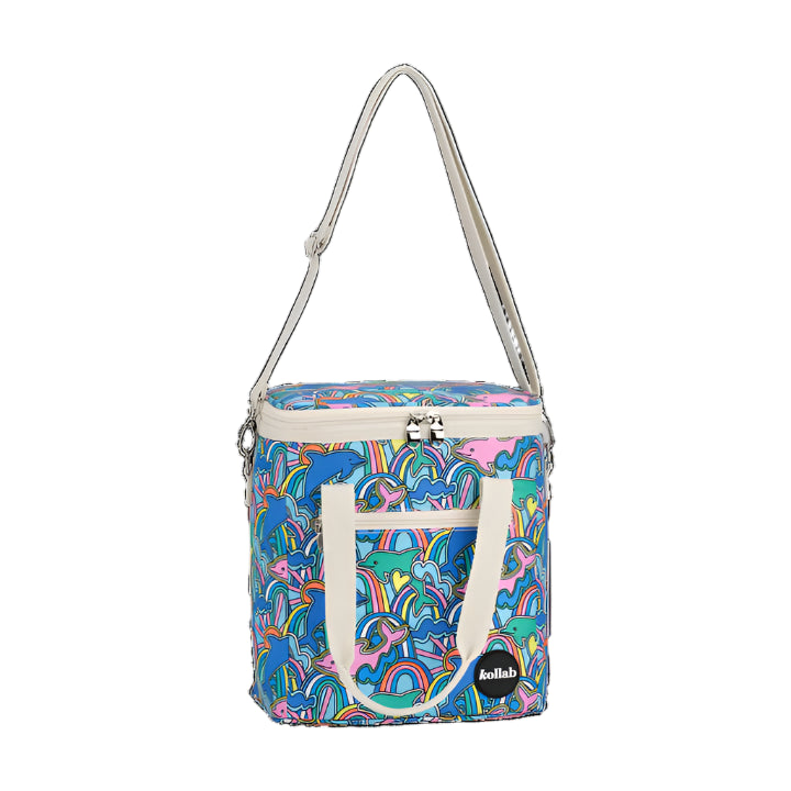 Kollab Mini Insulated Cooler Bag - Dolphin Dreams