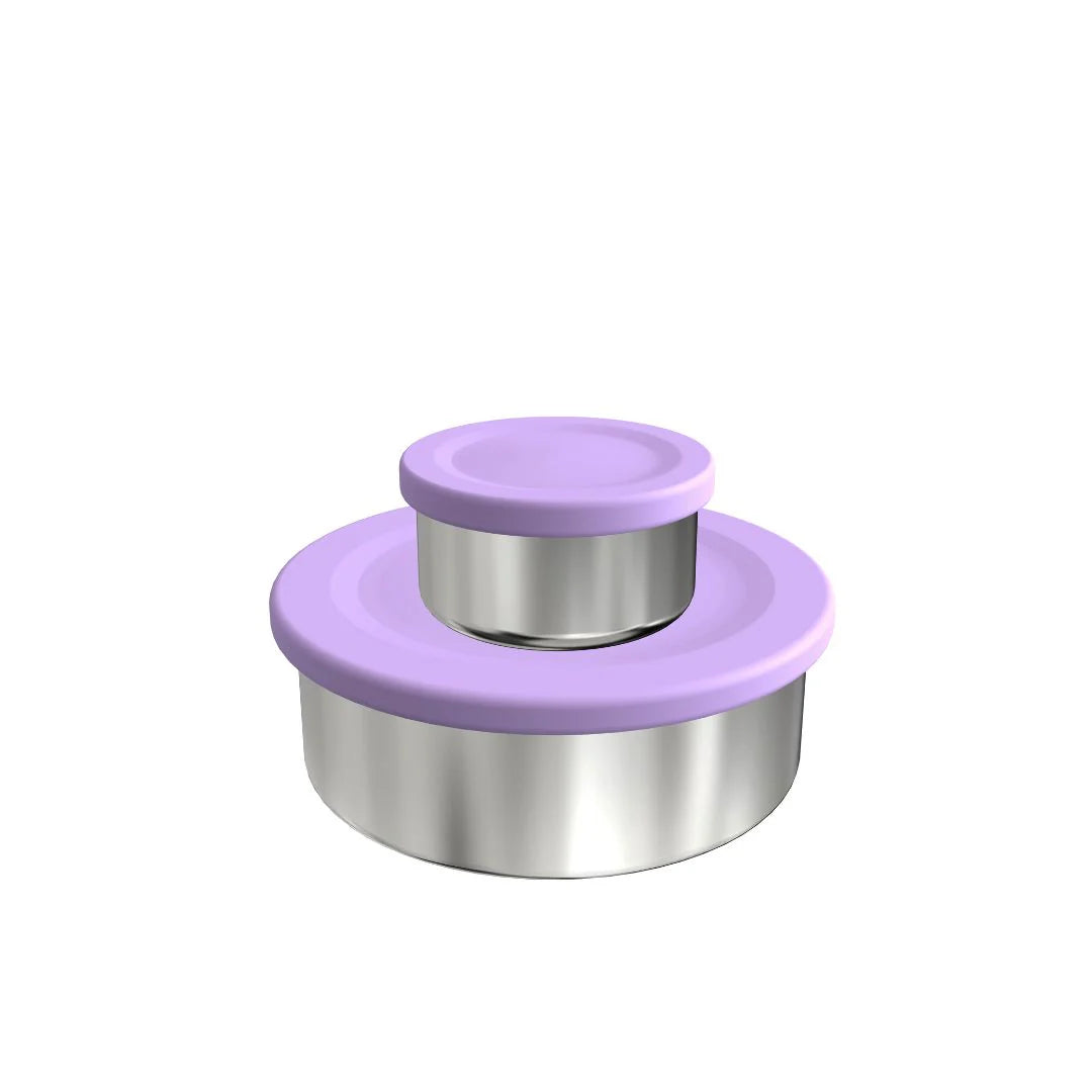 Ecococoon Stainless Steel Snack Pots - Grape