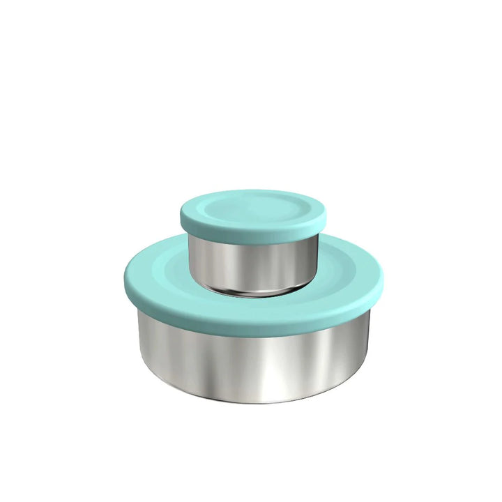 Ecococoon Stainless Steel Snack Pots - Mint