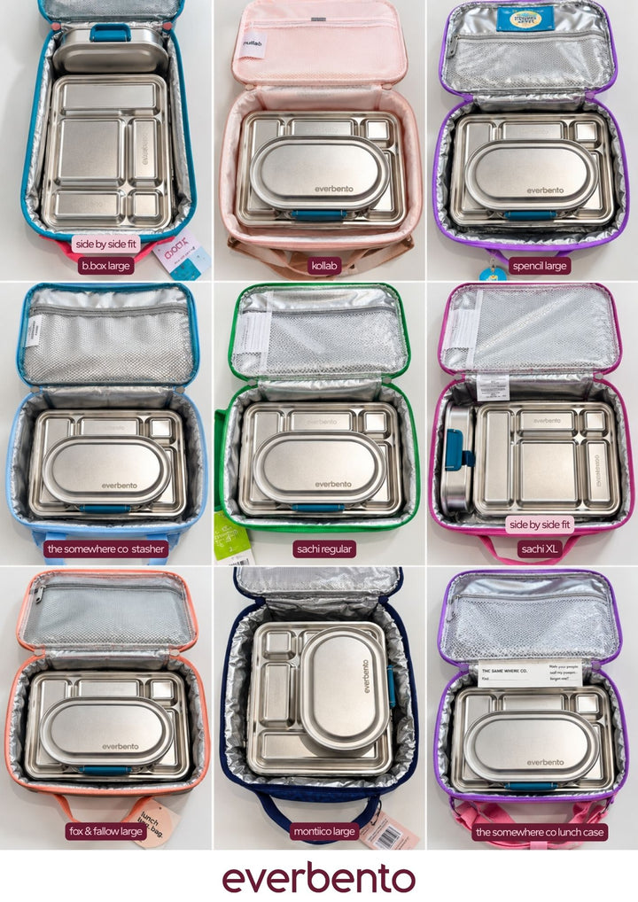 EverBento Stainless Steel & Silicone Snack Box - River Mint