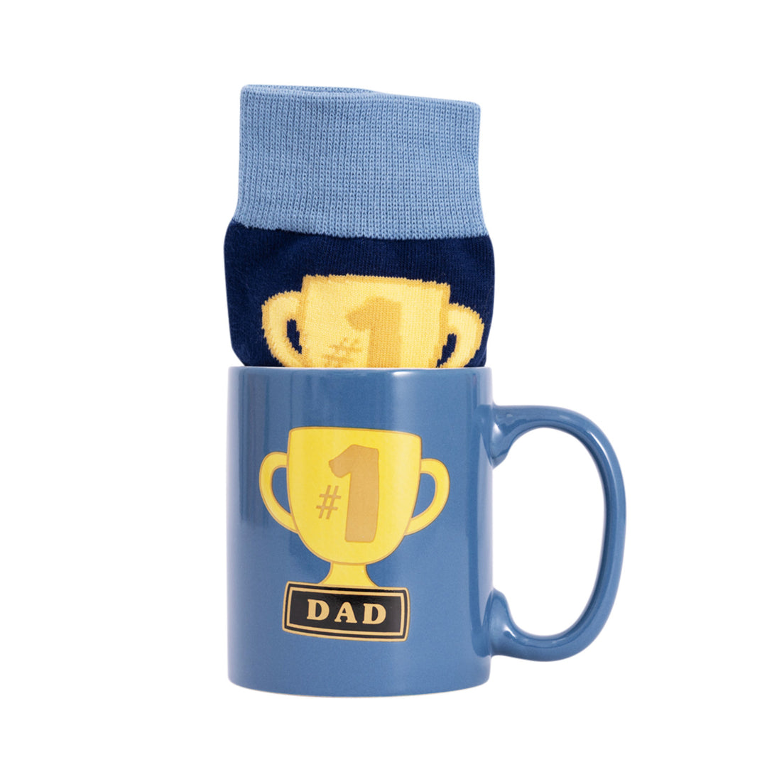 DAD Mug & Sock Set - #1 Dad