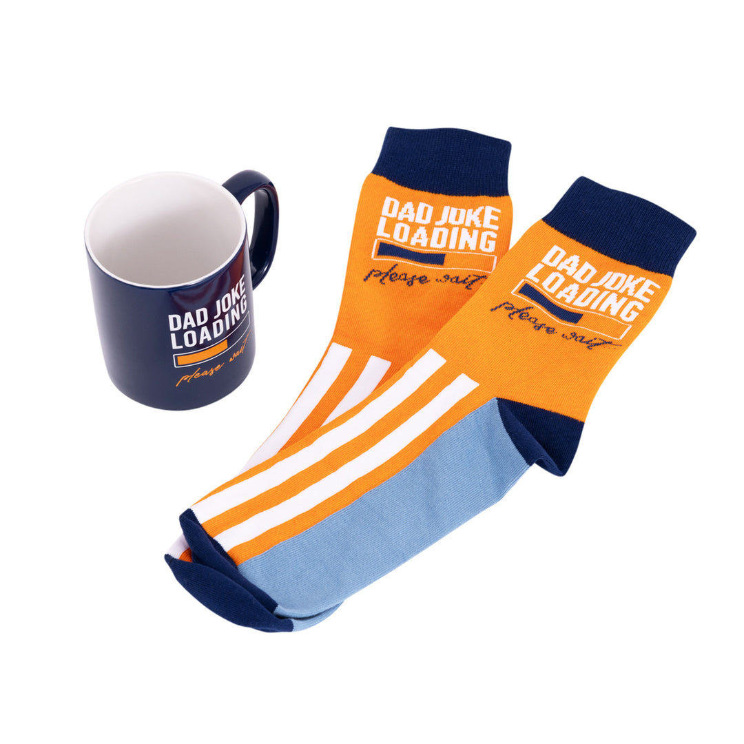 DAD Mug & Sock Set - Dad Joke Loading