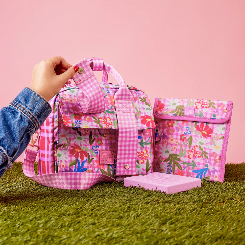The Somewhere Co. Lunch Tote - Flowerburst