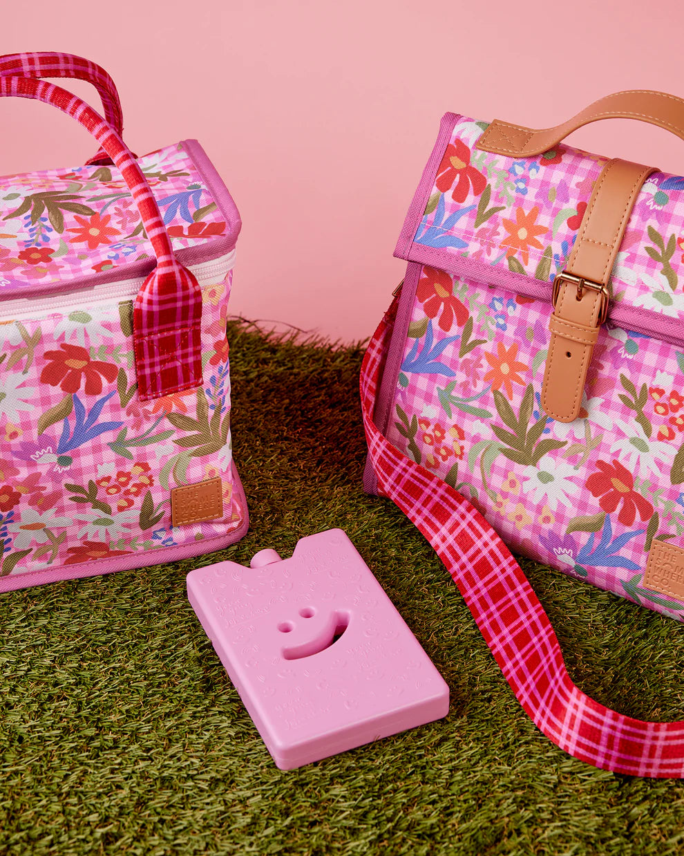 The Somewhere Co. Insulated Lunch Satchel - Flowerburst