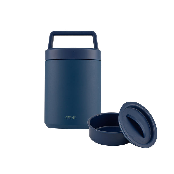 Avanti Insulated Food Jar With Removable Container - 480ml - Navy