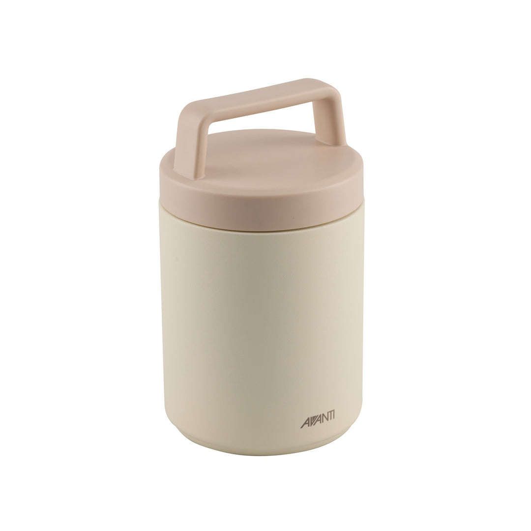 Avanti Insulated Food Jar With Removable Container - 480ml - Sand Dune