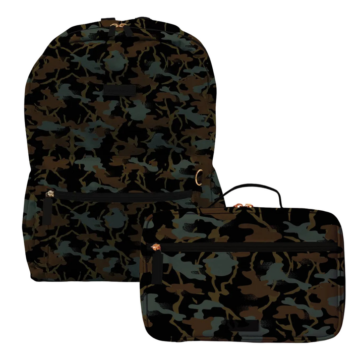 Fox & Fallow Campus Backpack + Large Insulated Lunch Bag Bundle - Incognito
