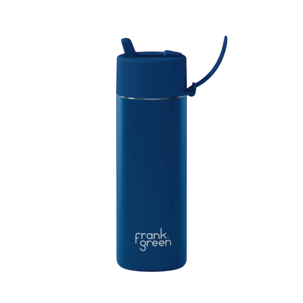 Frank Green Insulated Drink Bottle 595ml - Deep Ocean