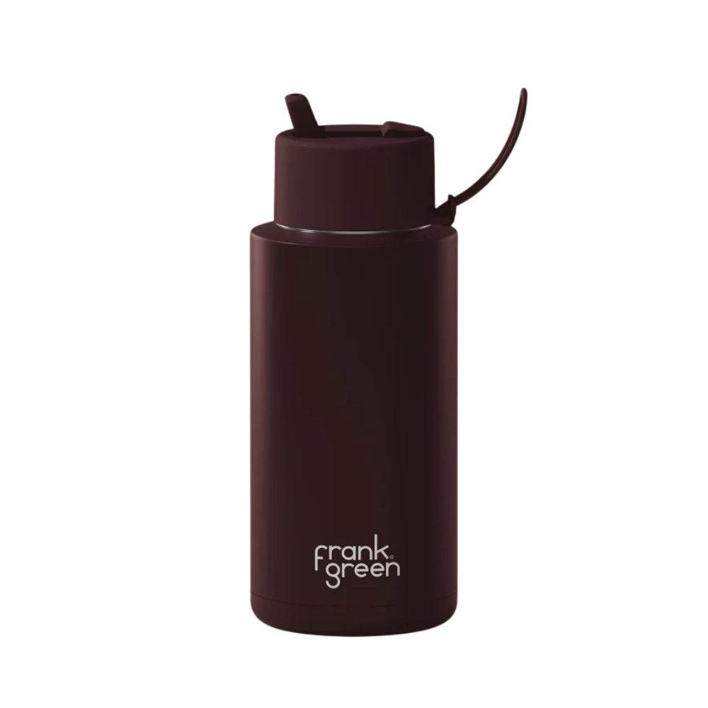 Frank Green Insulated Drink Bottle 1L - Chocolate