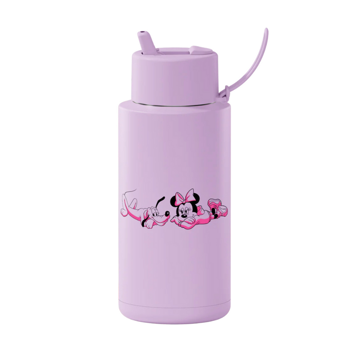 Frank Green Insulated Drink Bottle 1L Minnie Mouse & Pluto